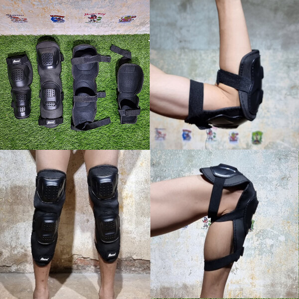 0101 sale อุปกรณ์ป้องกัน แข้ง ศอก สำหรับ ollie สเก็ตบอร์ด กันบอร์ดฟาดแข้ง กีฬาผาดโผน