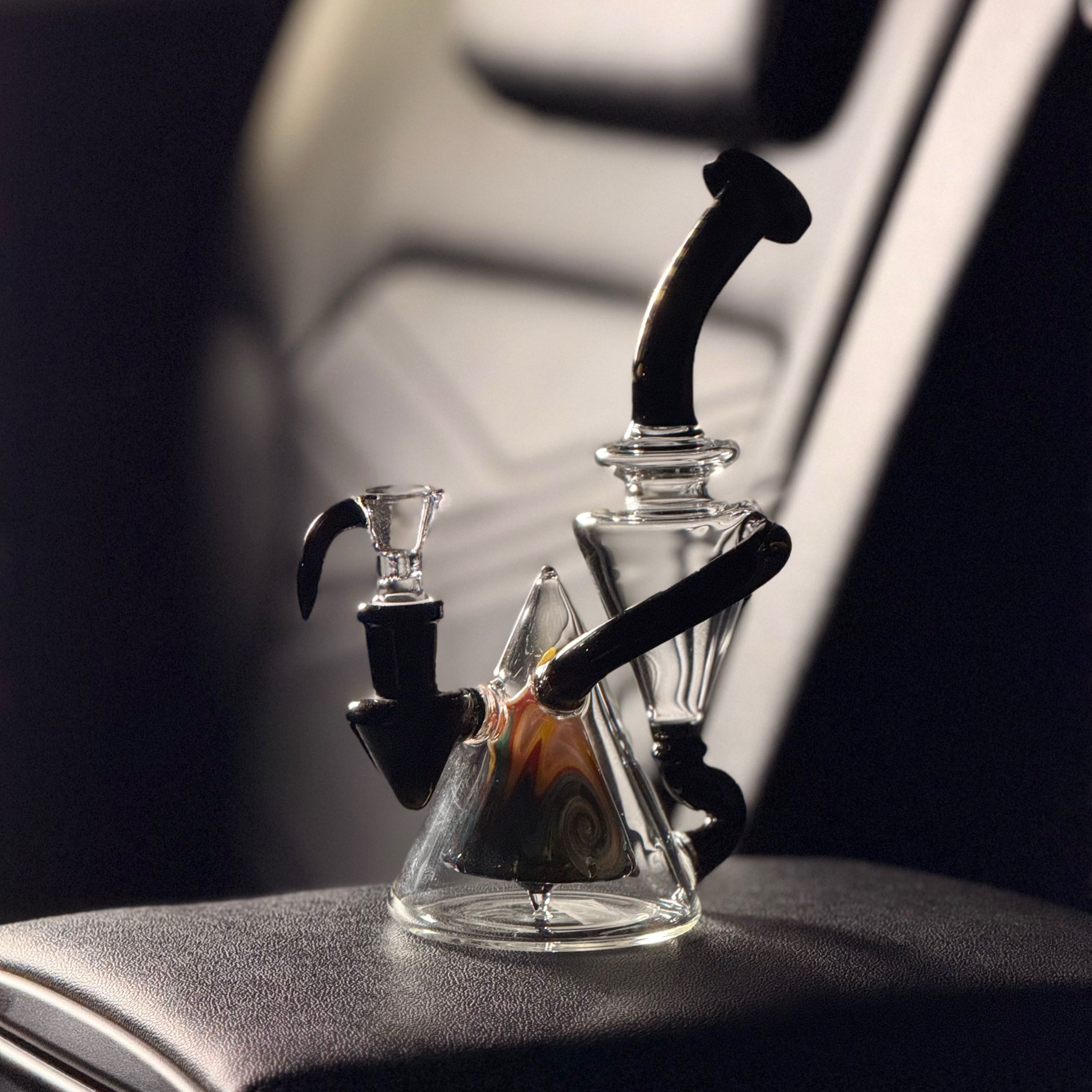 Gili Glass Wig Wag Dab Rig with Pyramid Perc l 19 cm