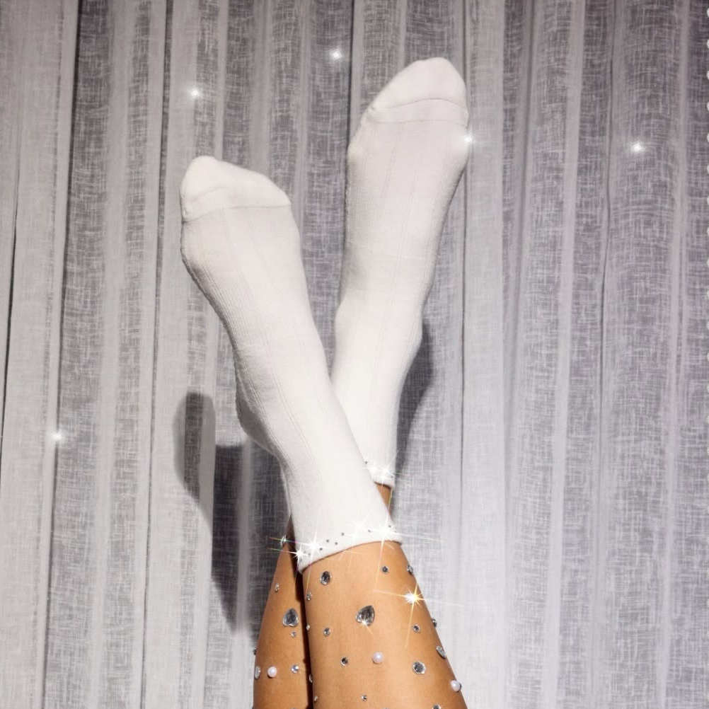 Crew Grip Socks - Gem Ivory