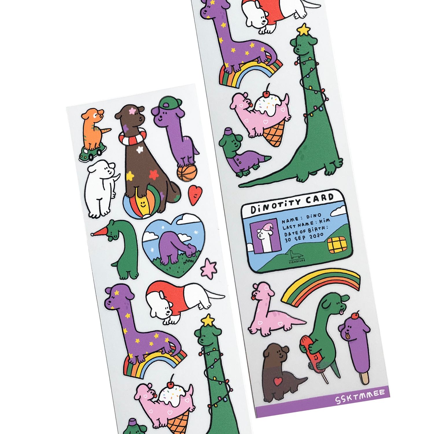 regular sticker - dino