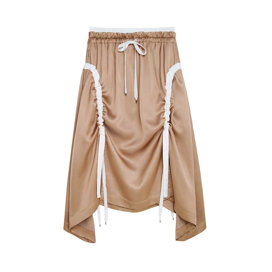 Two-Way Drawstring Skirt