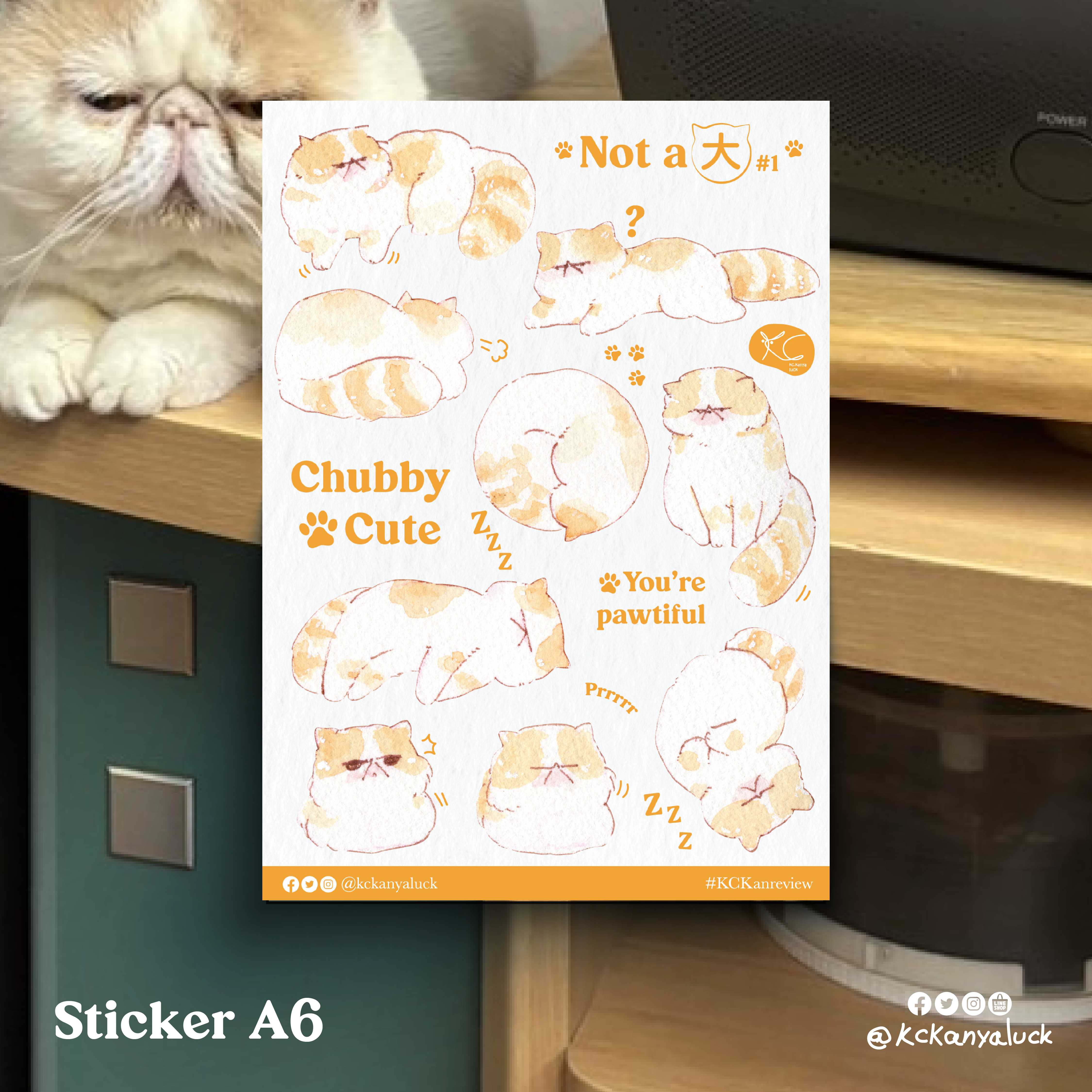 Sticker A6 :: Not a 大 #1