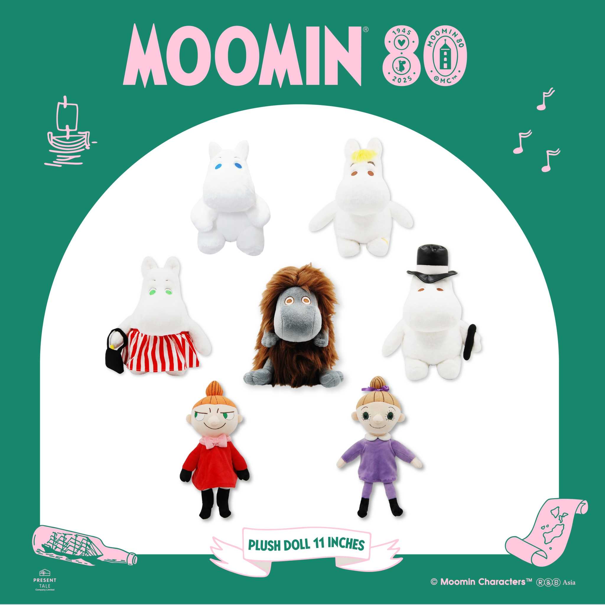 Plush Doll 11 inch Moomin Collection