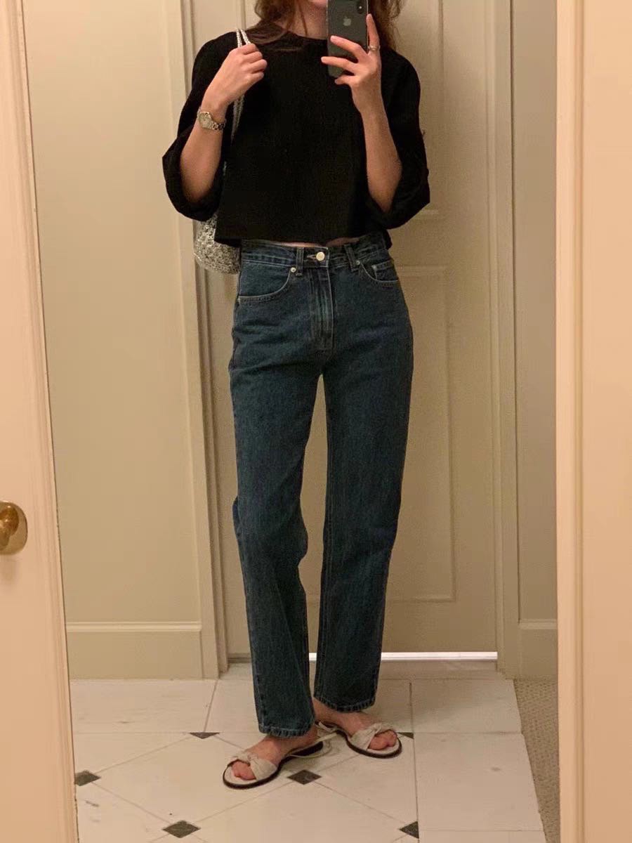 OUCE🇰🇷Made in Korea  (Pre-order10-15day) Midnight Sculpt Jean