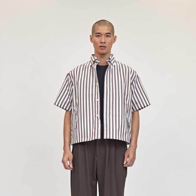 Brown Short Tie-Break Shirt