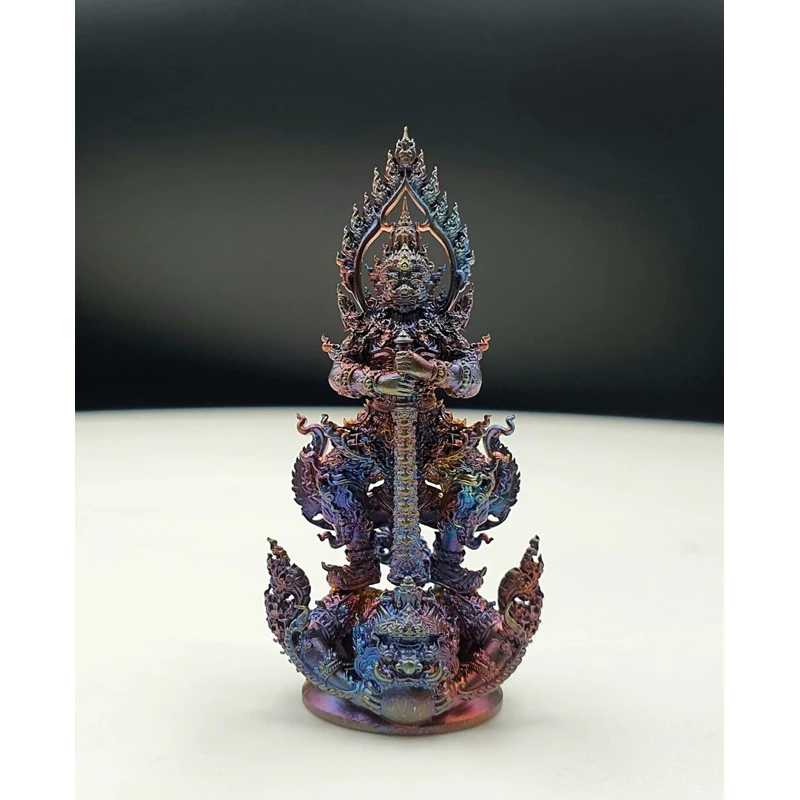 ท้าวเวสสุวรรณ ที่ระลึกสร้างหอระฆัง วัดเนินทอง  ขนาดลอยองค์ : สูง 5 ซม