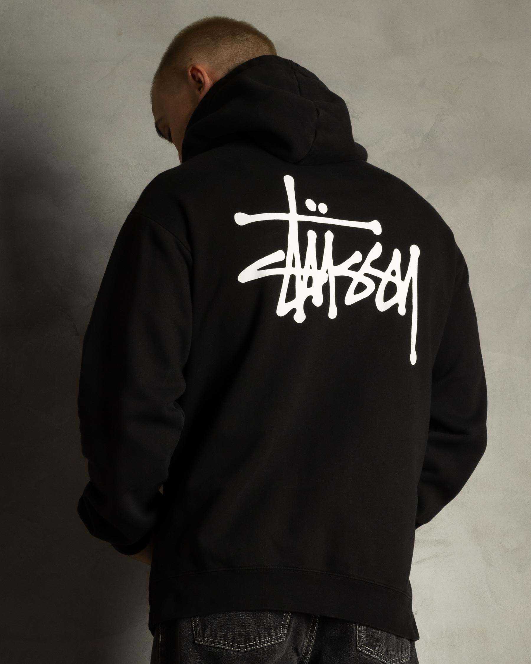 Stussy Graffiti Hoodie Black