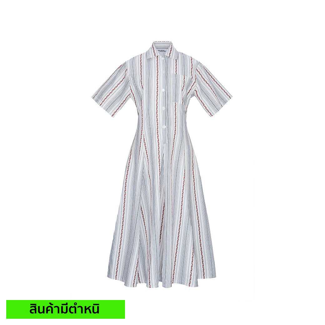 (สินค้ามีตำหนิ)  ASHLEY BUTTON - FRONT DRESS