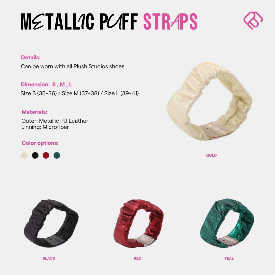 [Add-on] strap -  Puff Strap Metallic