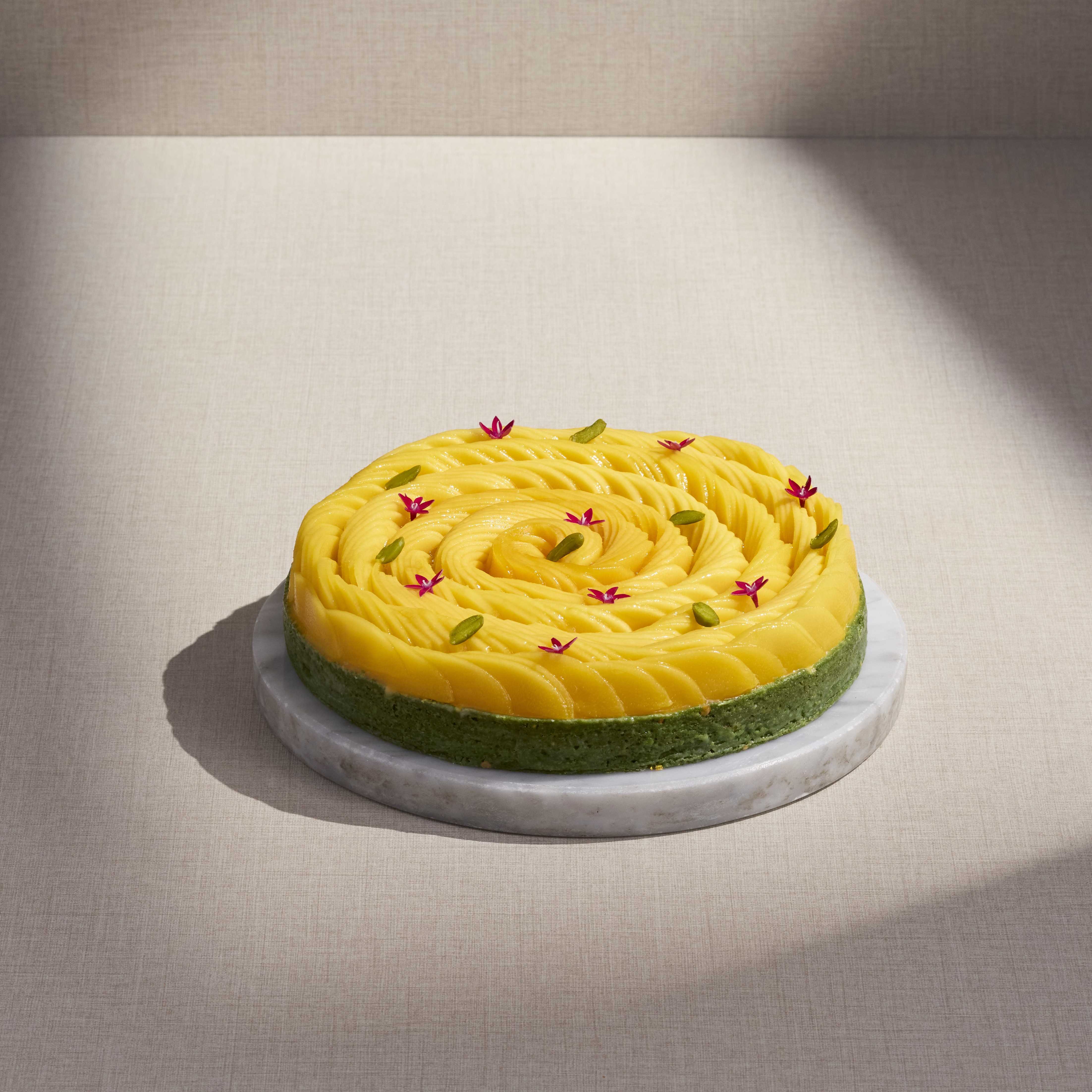 Mango & Pistachio Tart