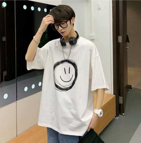 🥑🍓G026🍉🍰 เสื้อยืด Oversize  ผ้านิ่ม🌼EMOJI SMILE🐻