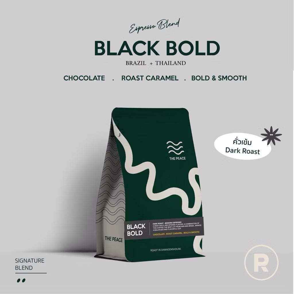 3KG - Blackbold - Dark Roast เมล็ดราคาส่ง
