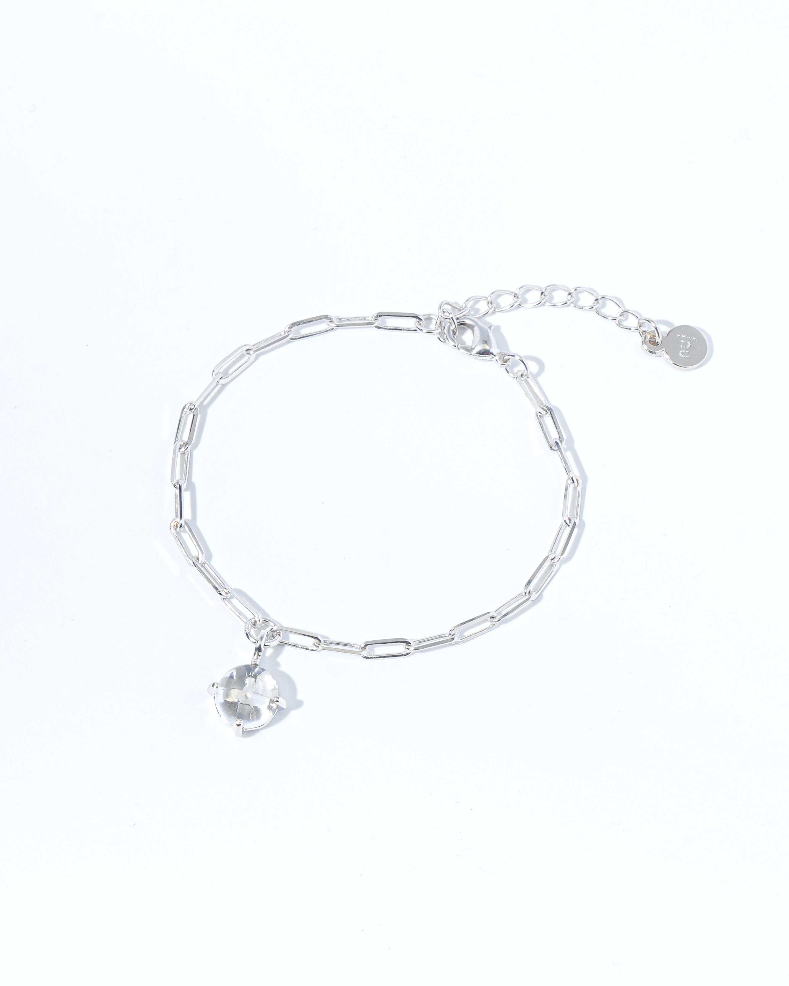 LUCKY ME Bracelet_SV (Clear Quartz)