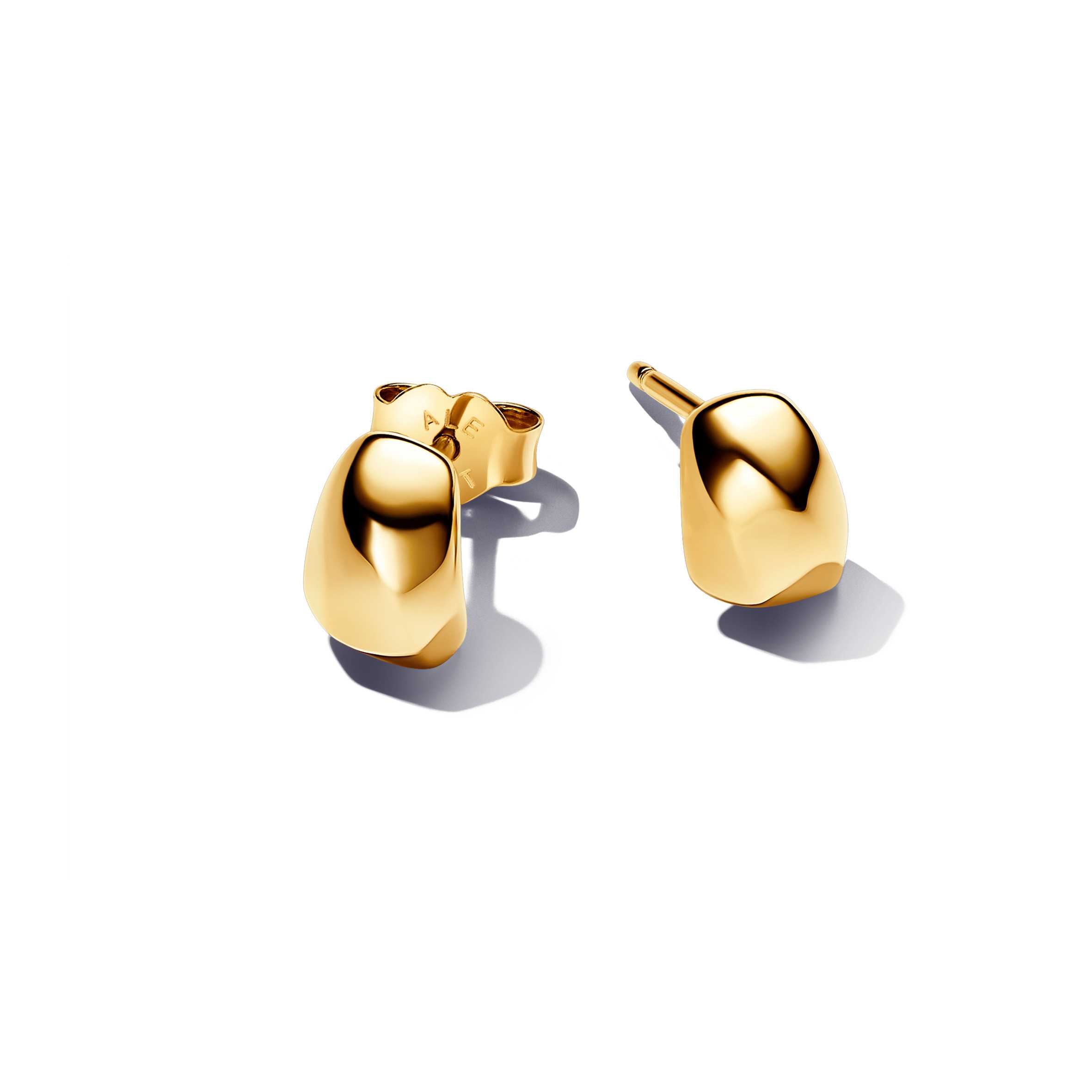 14k Gold-plated stud earrings