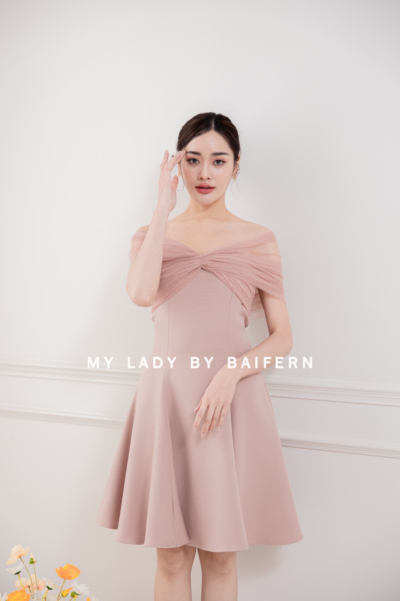 ชุดเดรสไปงานแต่ง ชุดออกงาน MY LADY BY BAIFERN - ML0453
