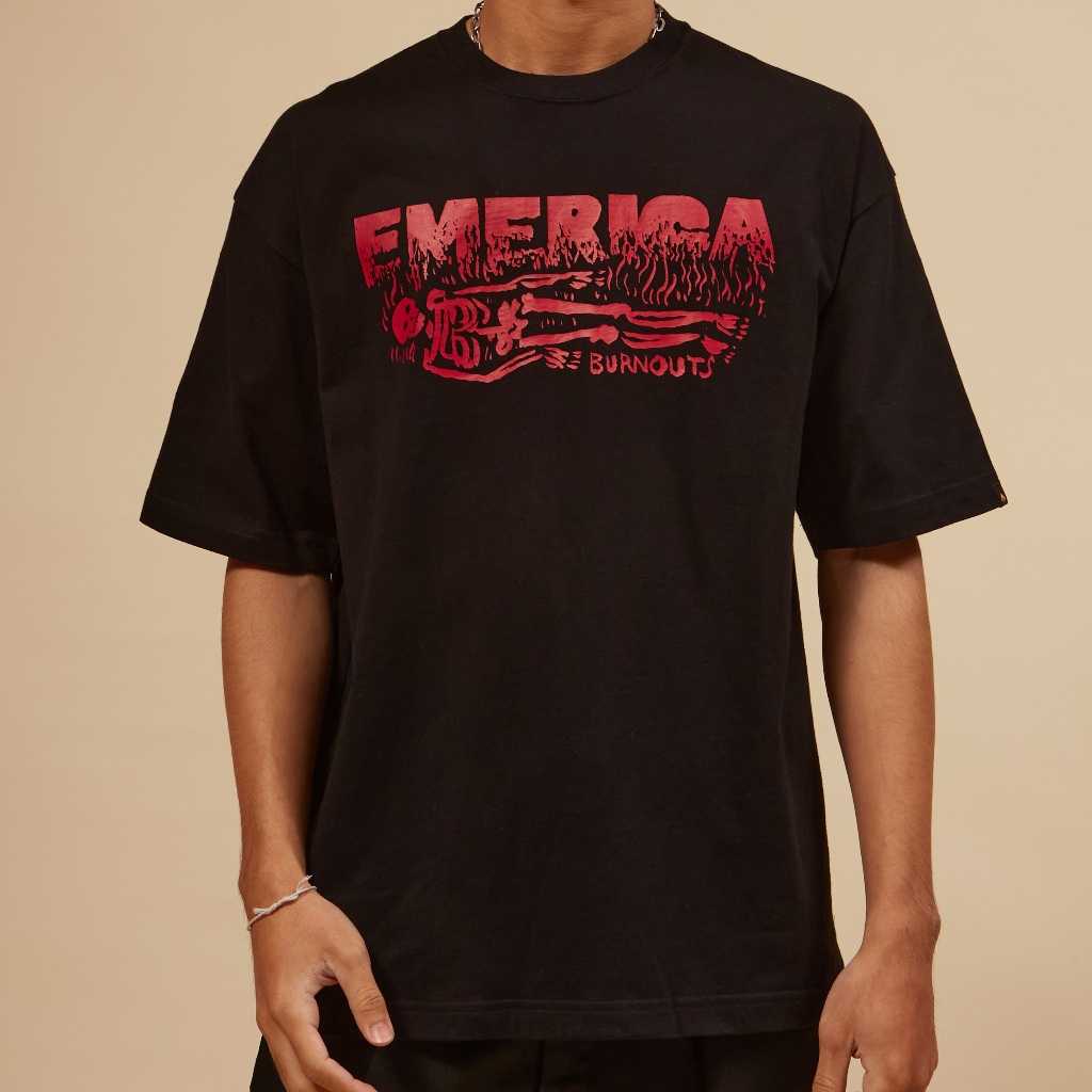 EMERICA เสื้อยืด BURNOUT SS TEE