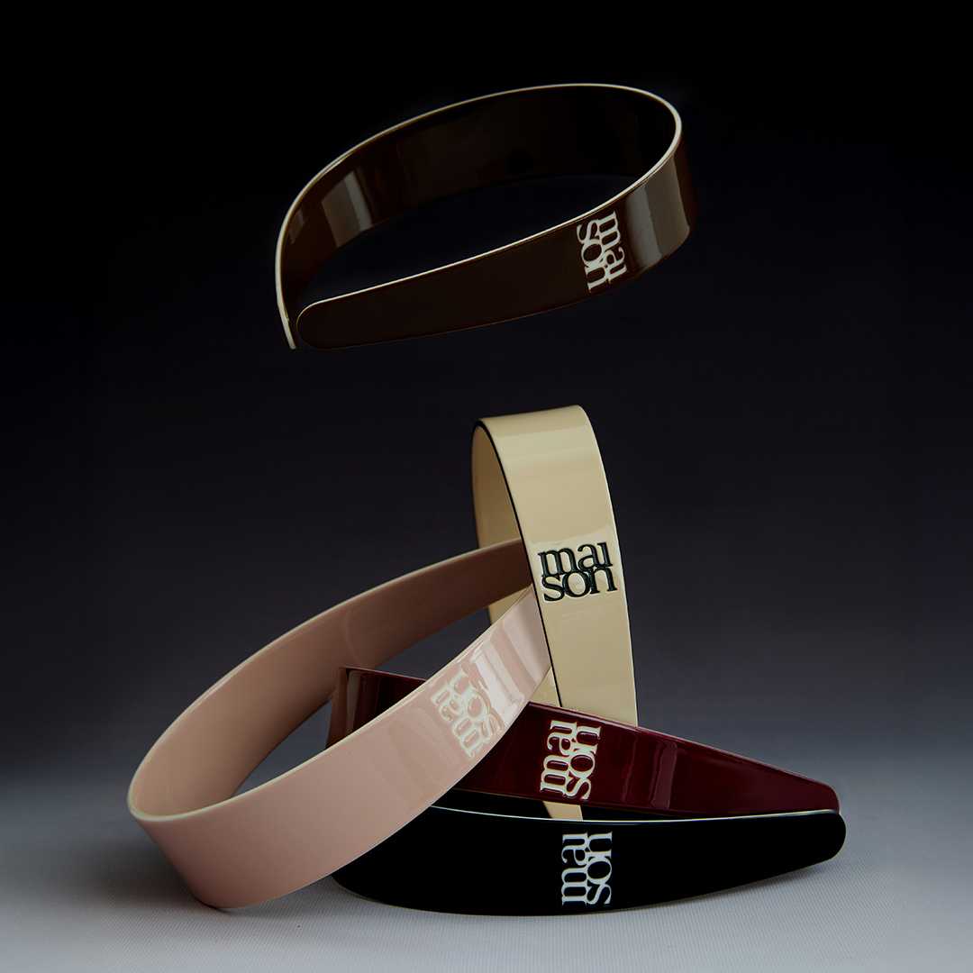 maison KEEPS | Wide Dual Logo Hair Band | ที่คาดผม
