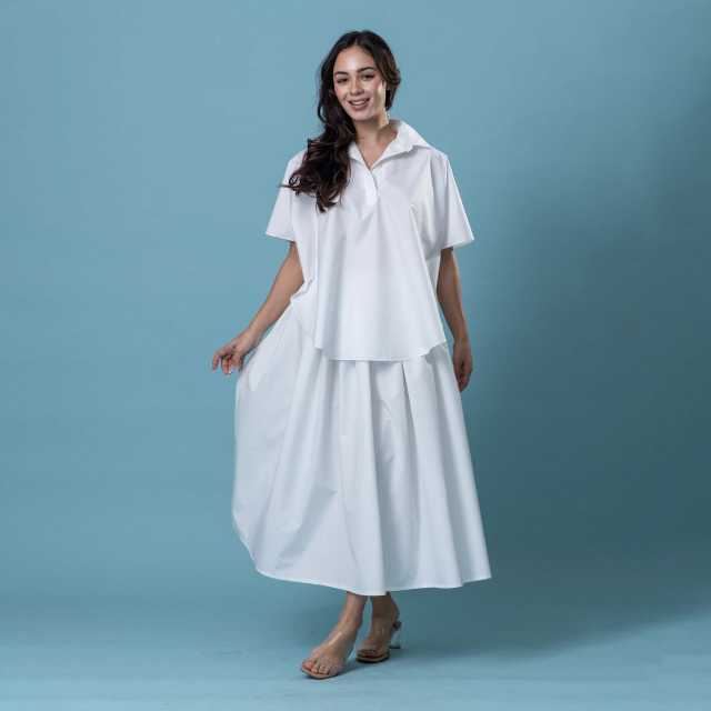 Rebecca Skirt (White, Size SM)