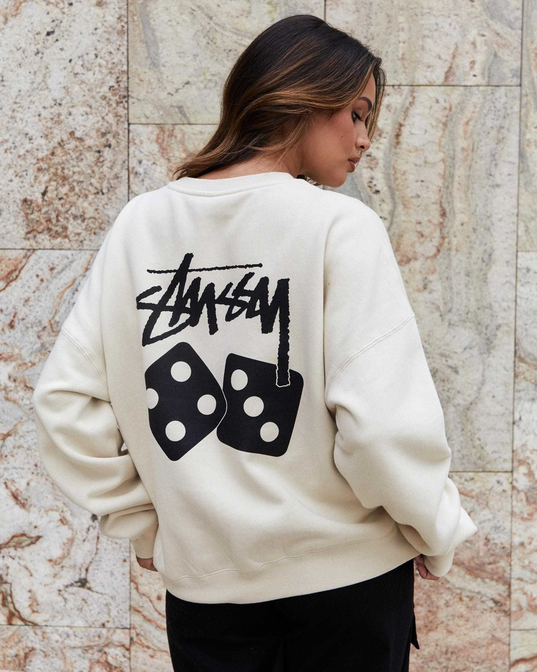Stussy Dice Oversized Crew