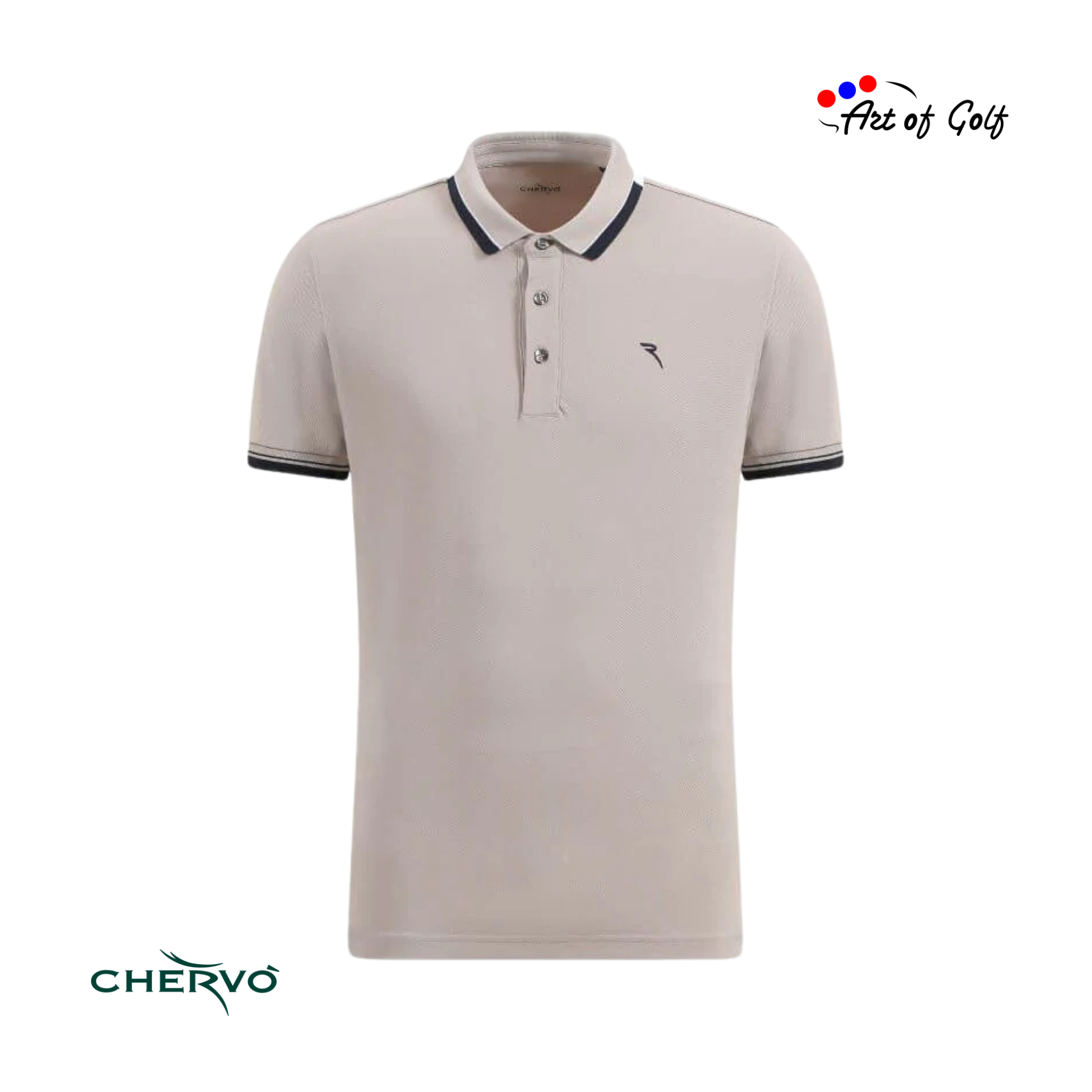 Chervò  Arcata Polo 4006 - Men (Beige)