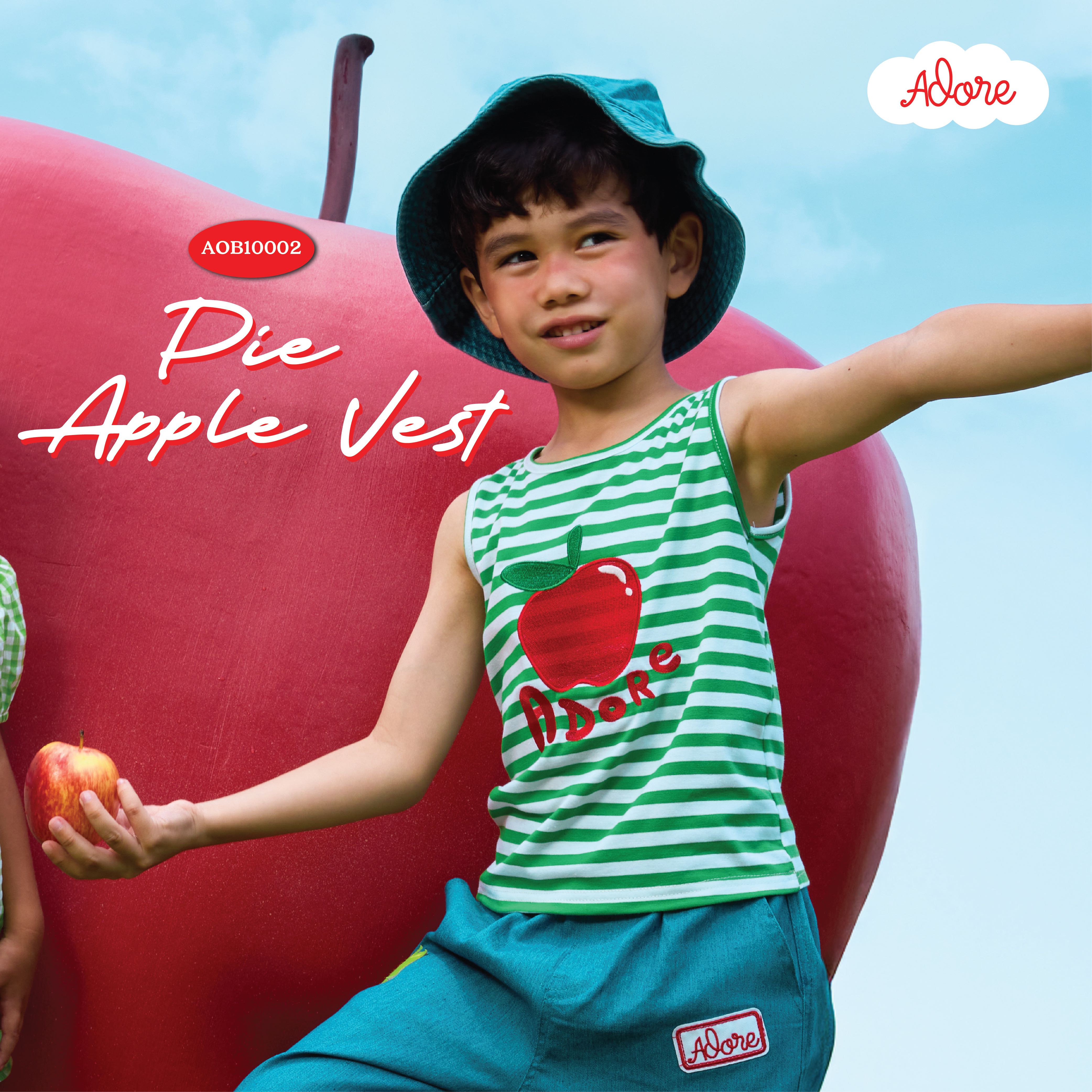 ADORE2112 AOB10002 :  PIE APPLE VEST