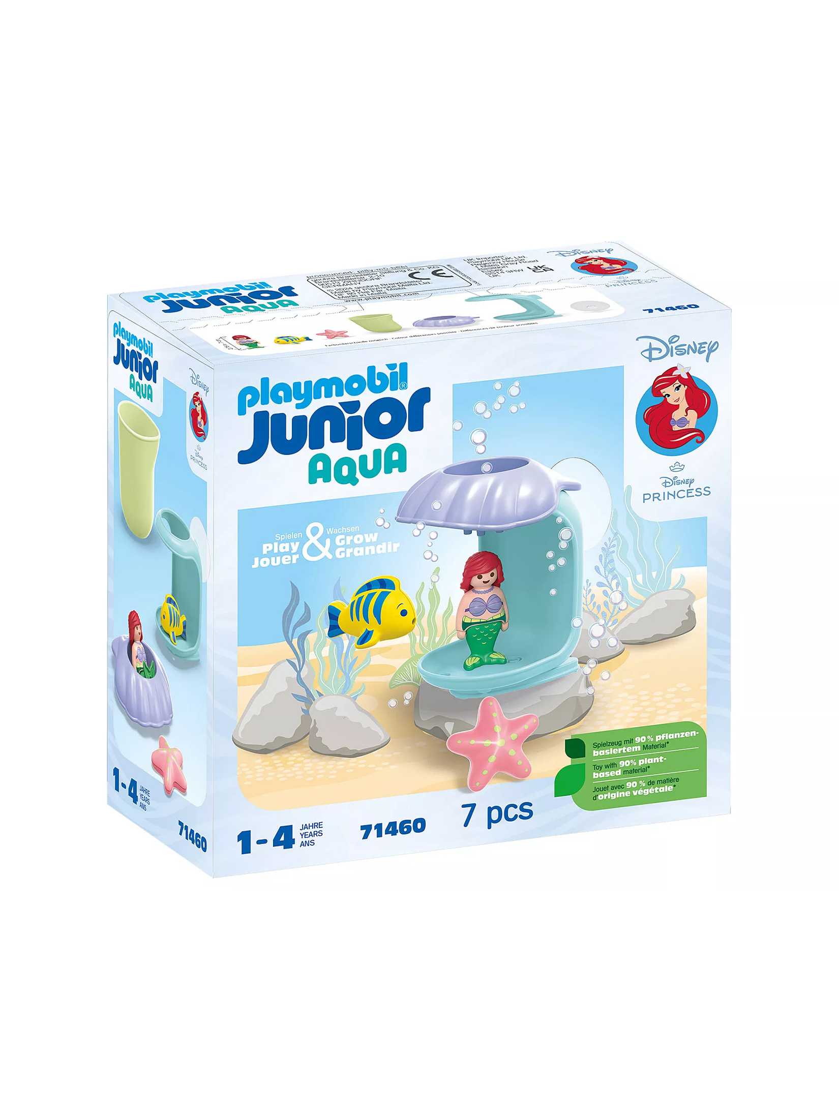 Playmobil PM-71460-24  จูเนียร์ & ดิสนีย์ ห้องอาบน้ำเปลือกหอยของเอเรียล
