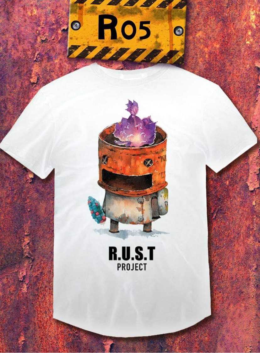 เสื้อลาย R.U.S.T 05 ⚪️ เสื้อสีขาว OFF-WHITE : Collection 'สนิมเวิร์ลด์'