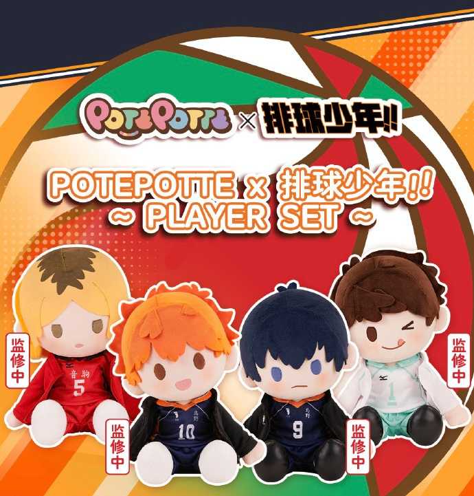 [PreOrder] ตุ๊กตา Potepotte Haikyuu!! (ฮินาตะ/คาเงยามะ/โออิคาวะ/เคนมะ)