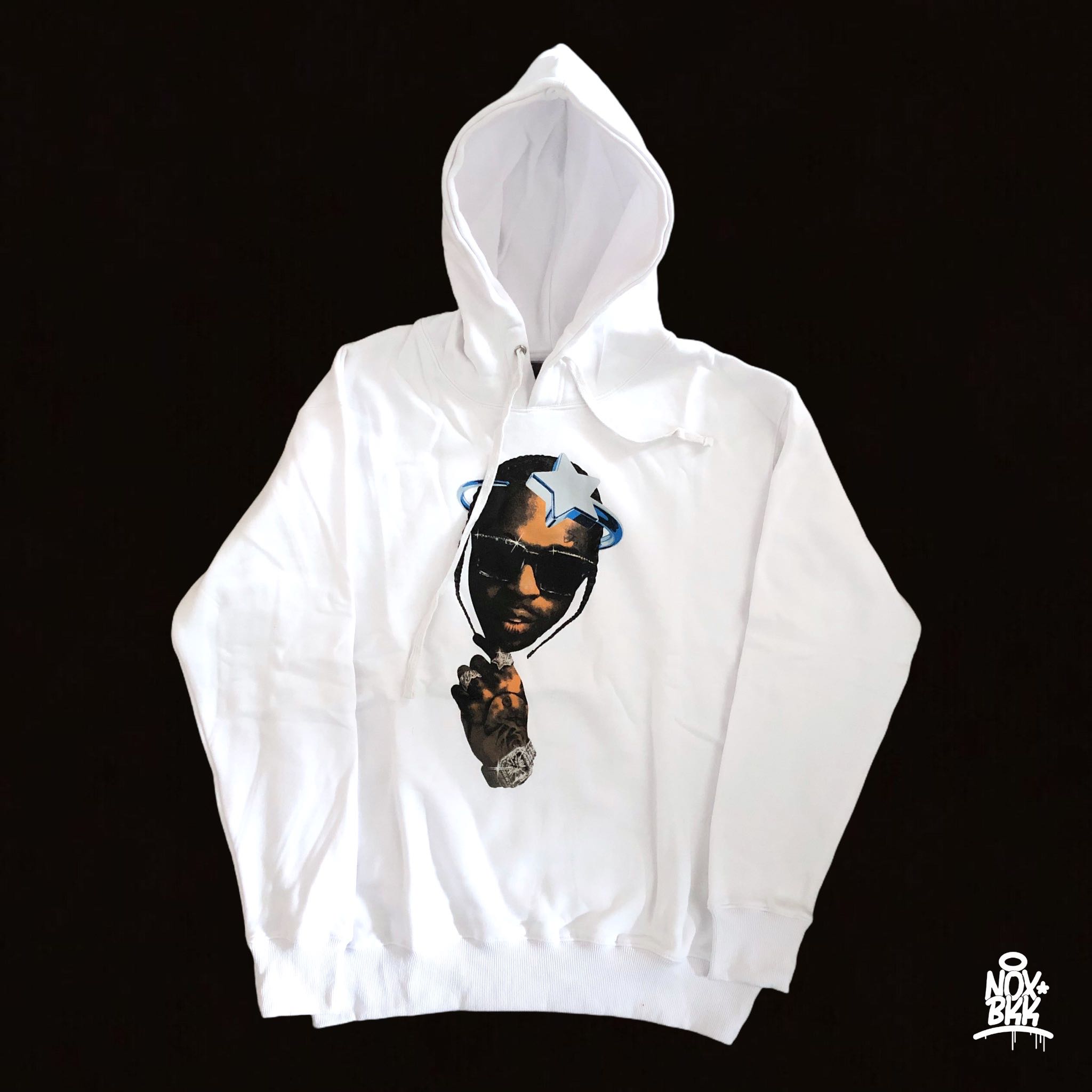 Vlone x Pop smoke - Halo star Hoodie