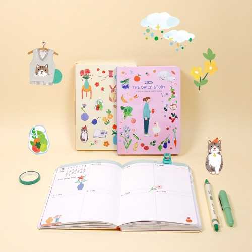2025 The Daily Story Diary ไดอารี่ลายน่ารักเดลี่สตอรี่