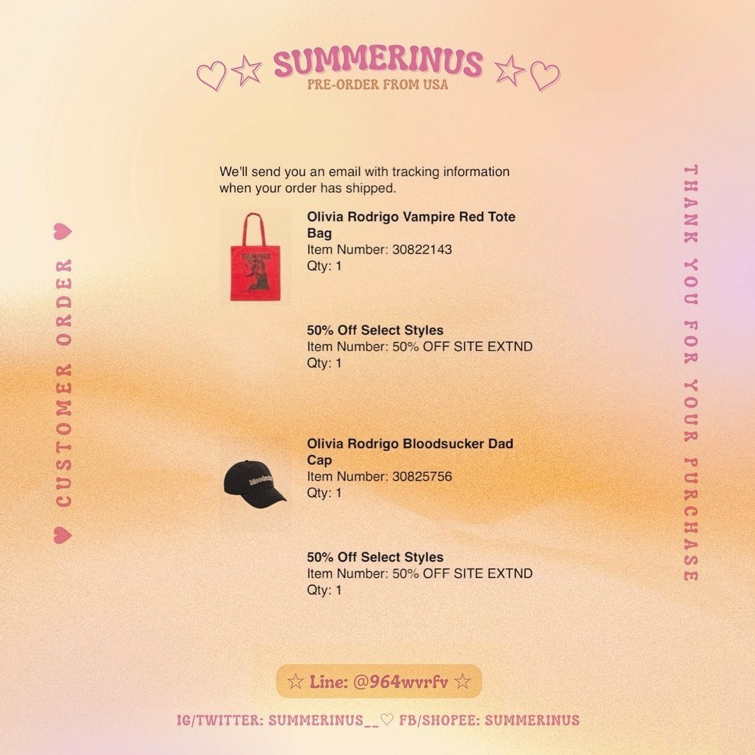 📦 Customer Order 2023 📦