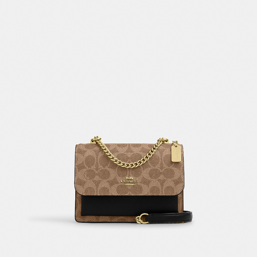 Coach CW206 Mini Klare Crossbody (IMQRX) กระเป๋าสะพายข้างผู้หญิง สี Im/Tan/Black