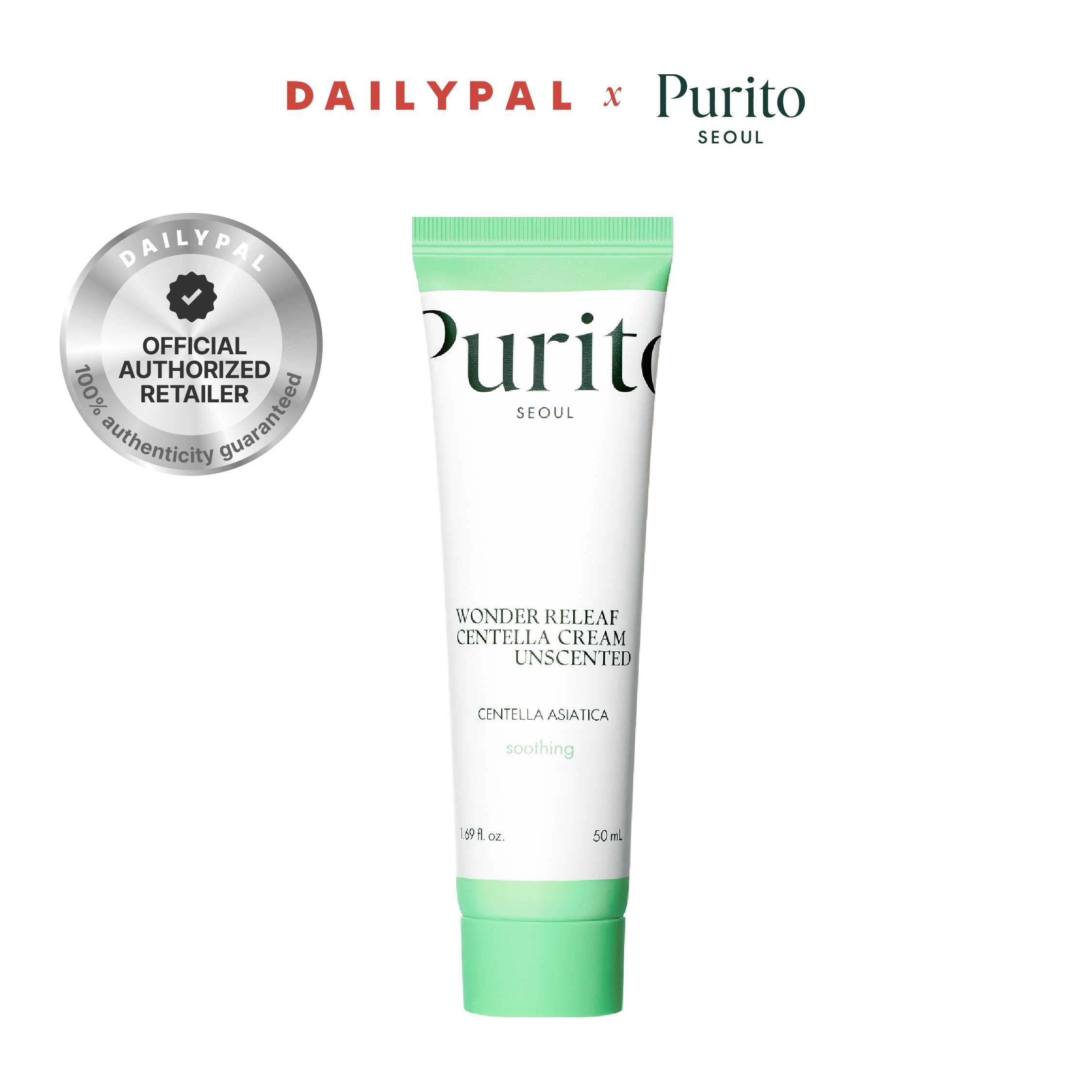 PURITO Wonder Releaf Centella Cream Unscented 50 ml