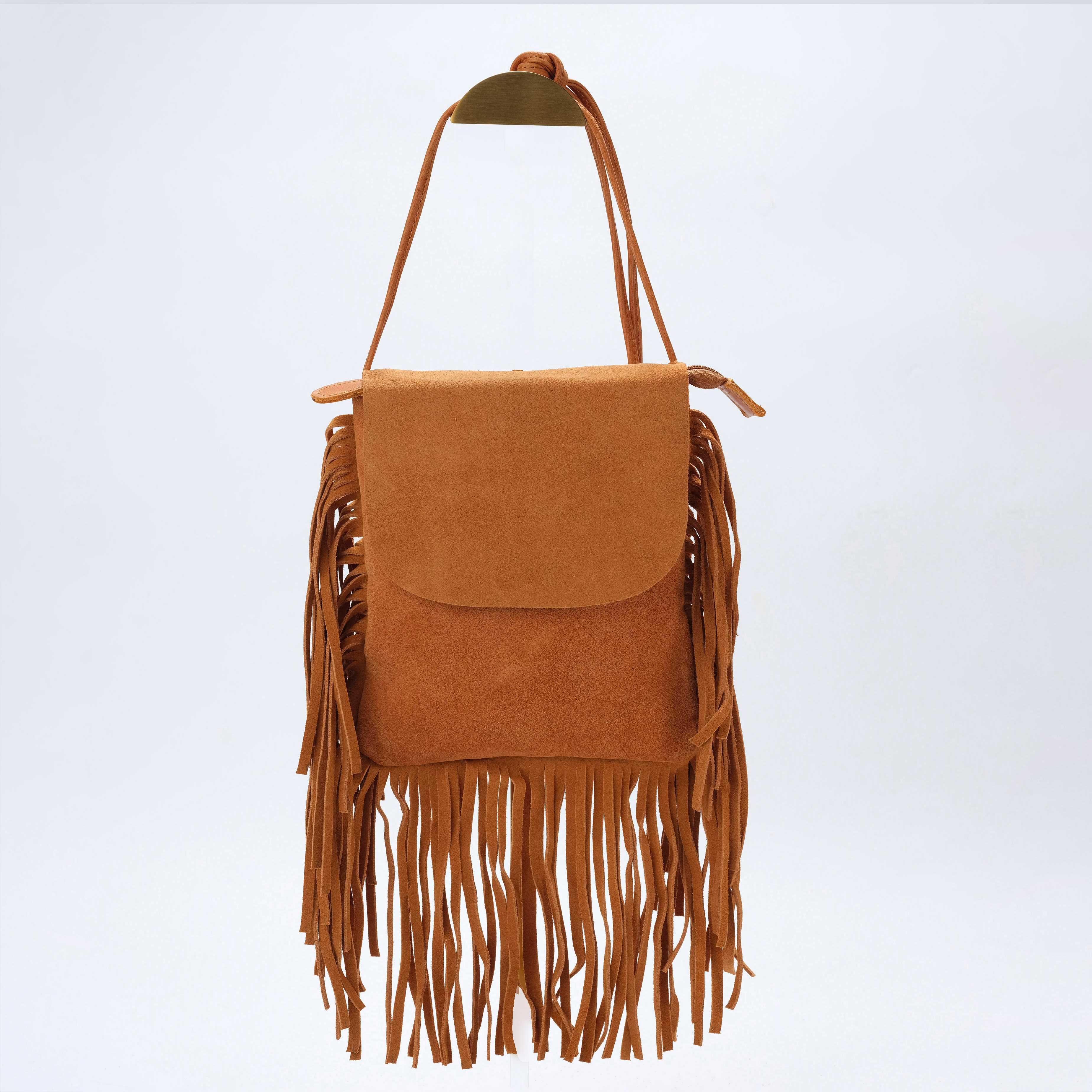 Suede Crossbody