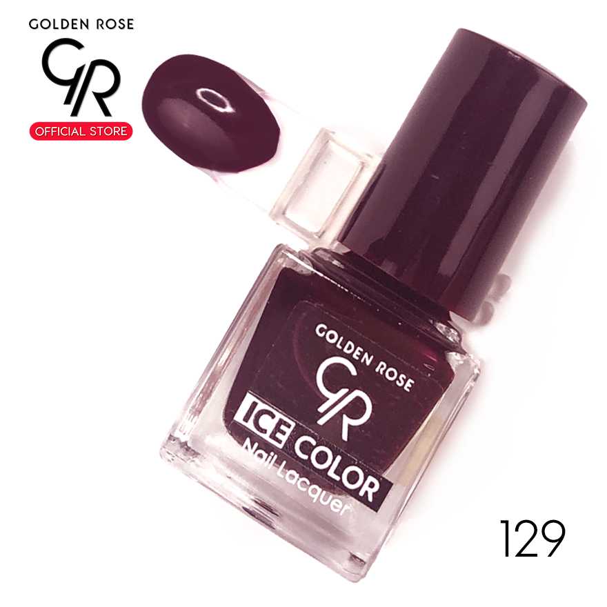 Golden Rose โกลเด้น โรส สีทาเล็บ ไอซ์ เนลล์ 6 มล. Ice no.129