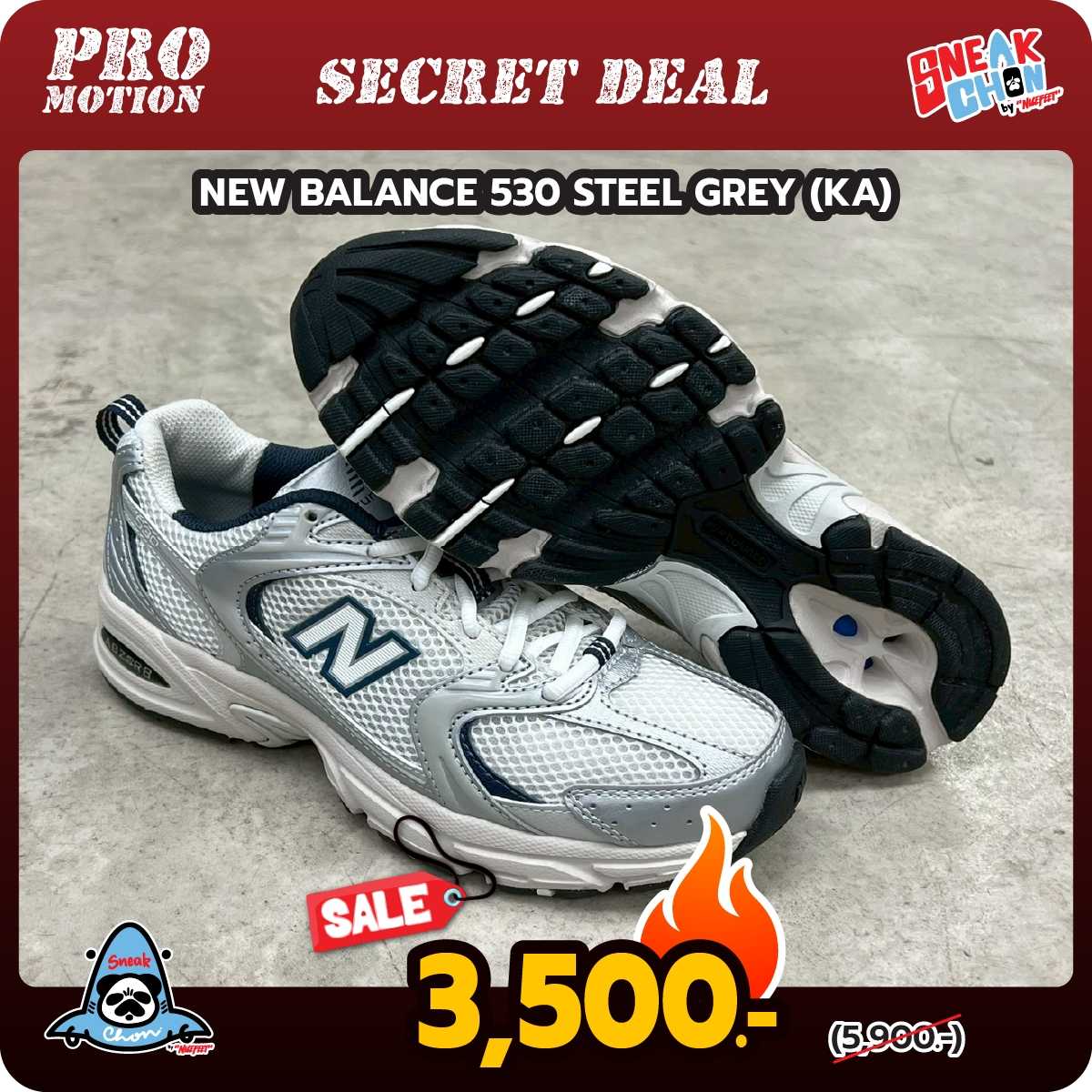 [Secret Deal] New Balance 530 Steel Grey (KA)