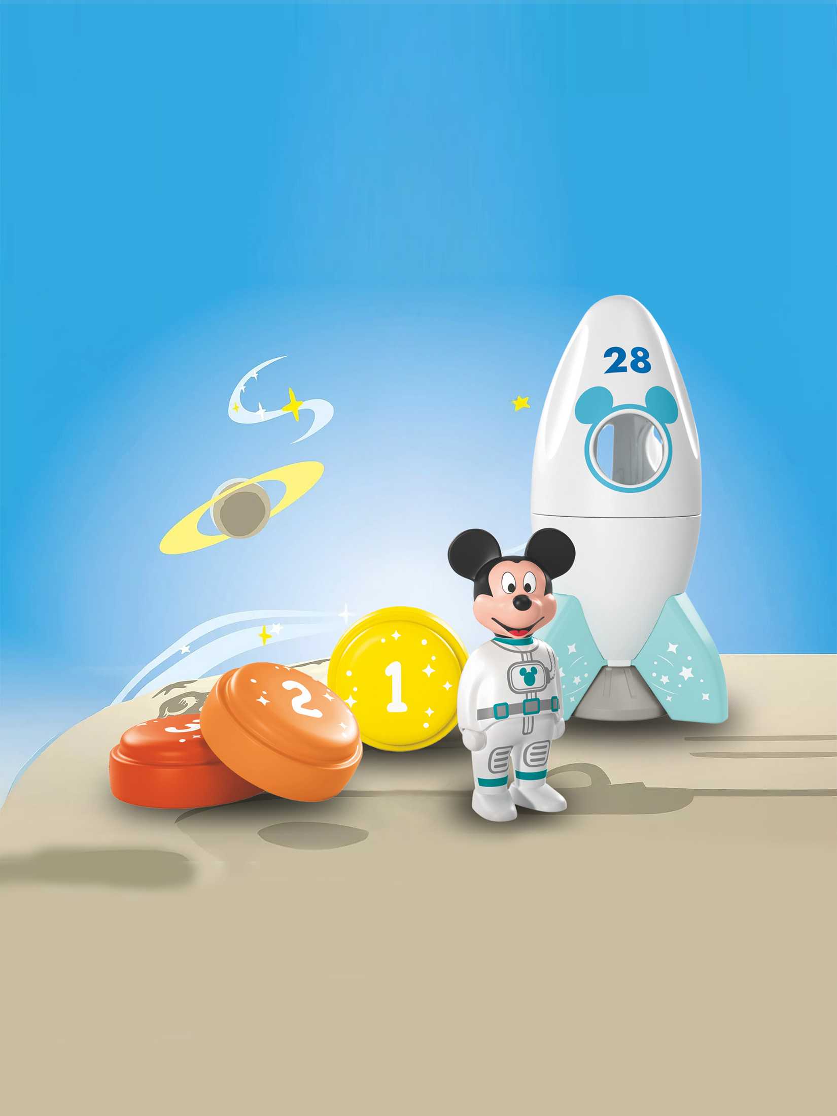 Playmobil 71771 จูเนียร์ & ดิสนีย์ จรวดผจญภัยของมิกกี้