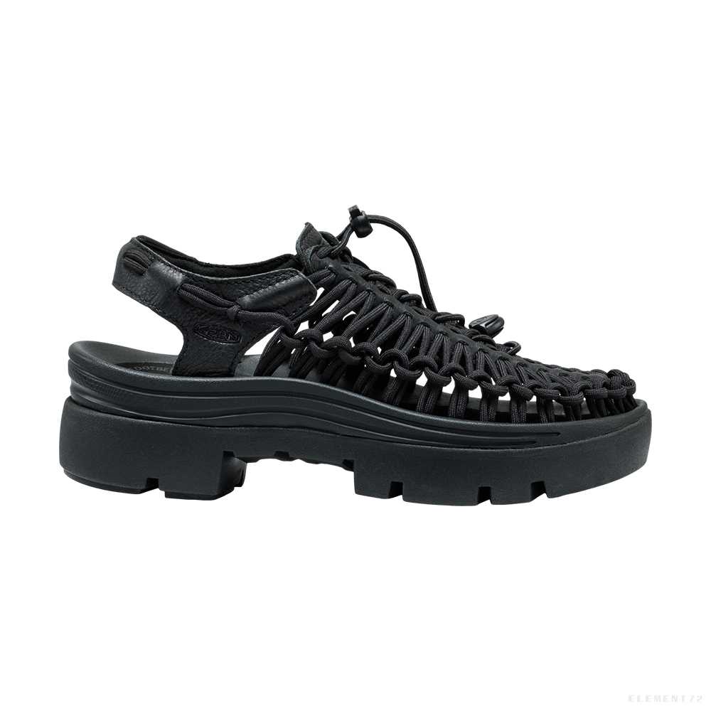 Keen รองเท้า All Gender UNEEK PLT (BLACK SMOOTH LEA)