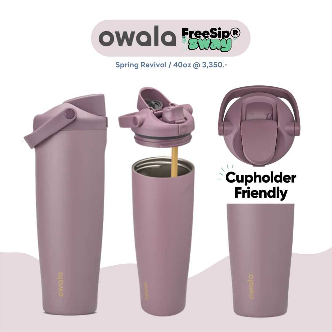 Owala FreeSip® Sway Spring Revival Color of the Season 40oz จากอเมริกา พร้อมส่ง