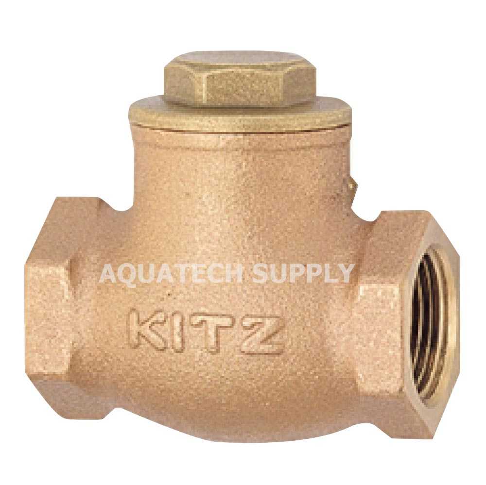 KITZ สวิงเช็ควาล์วทองเหลือง Swing Check Valve รุ่น R