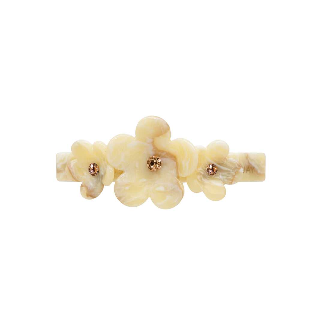 EMI JAY Ponytail Barrette in Chantilly Bloom