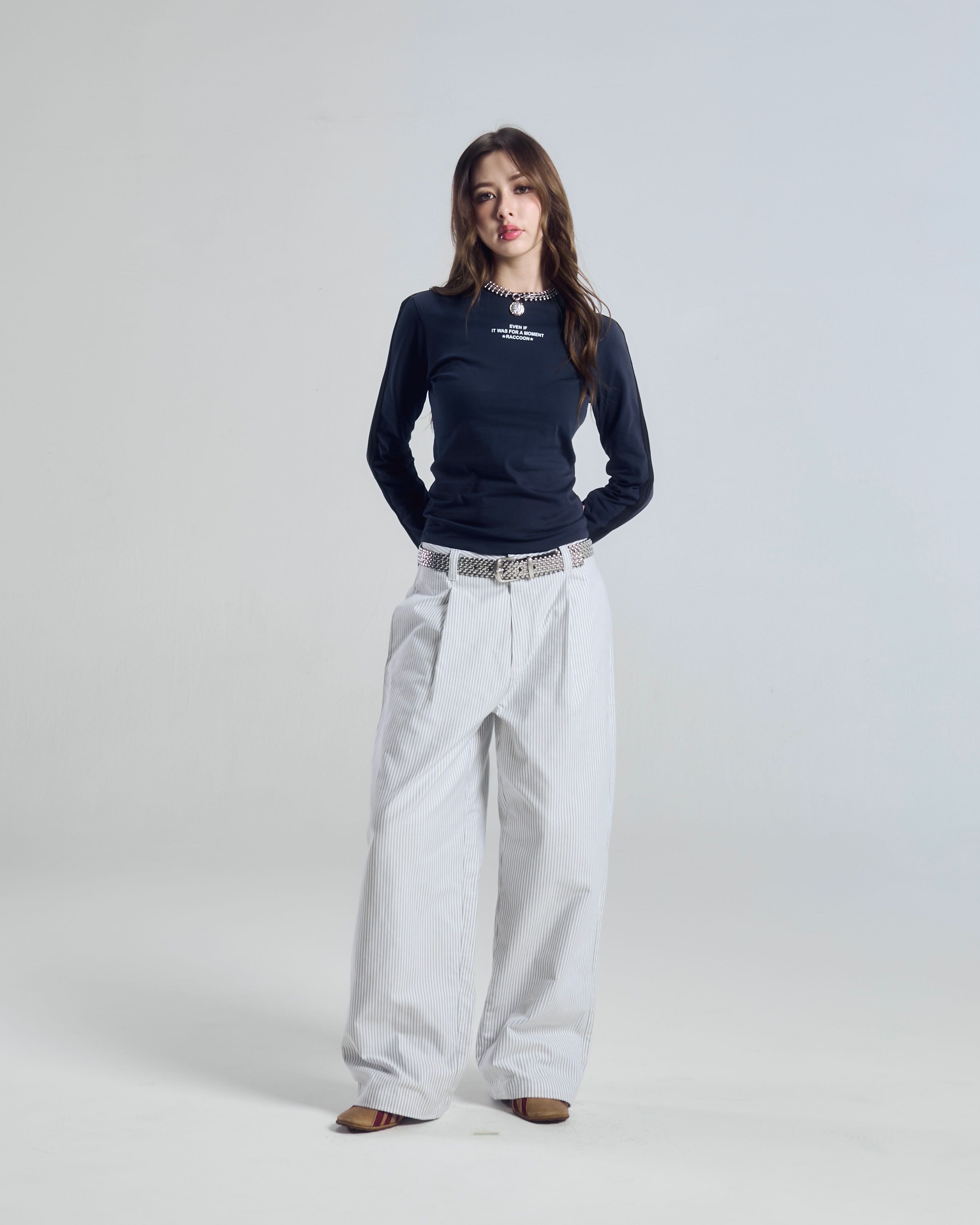 Vesper baggy pants in striped