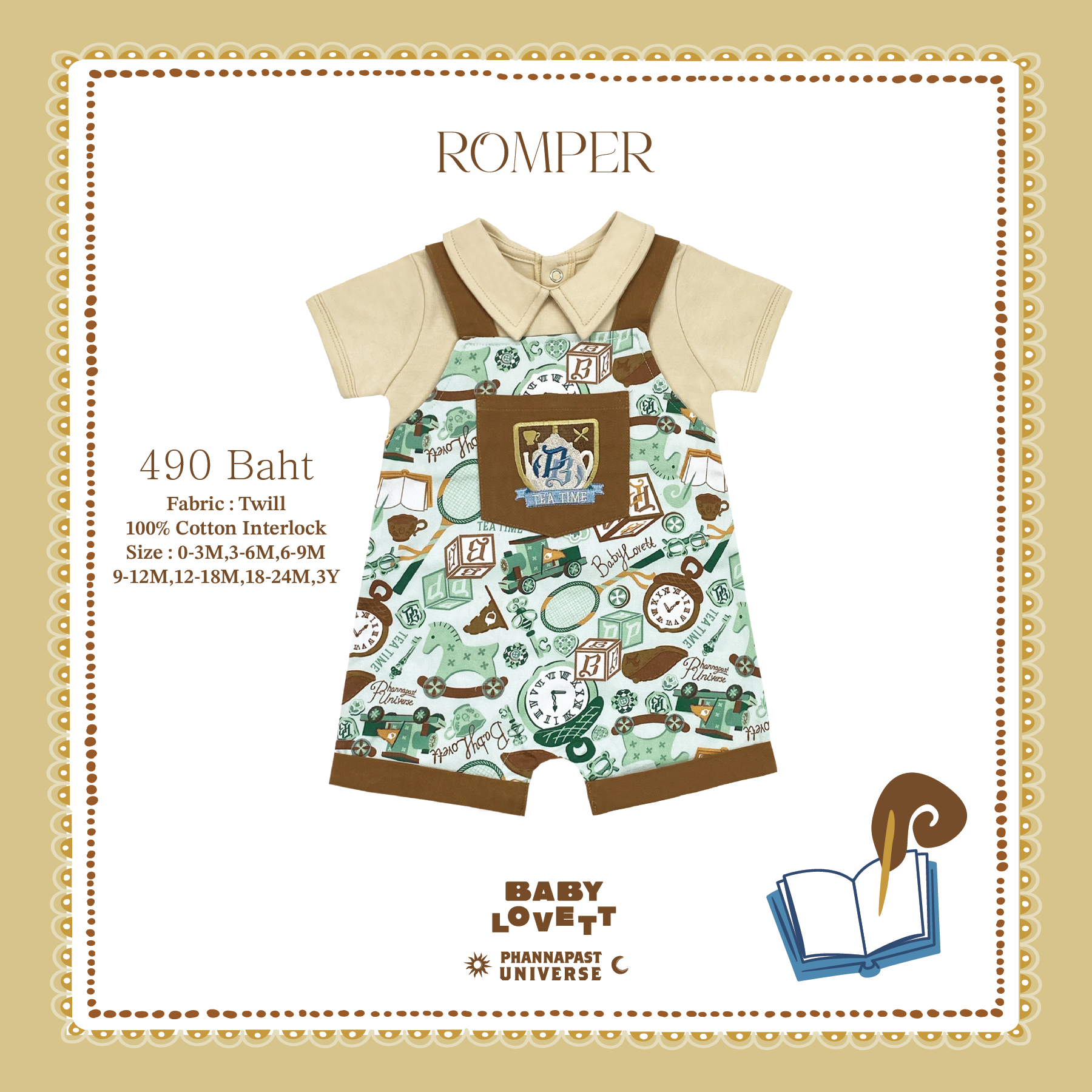 18 Afternoon Tea - Romper