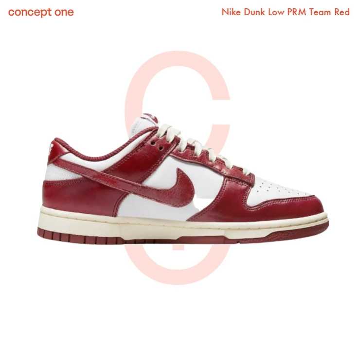 Nike Dunk Low PRM Team Red (W)