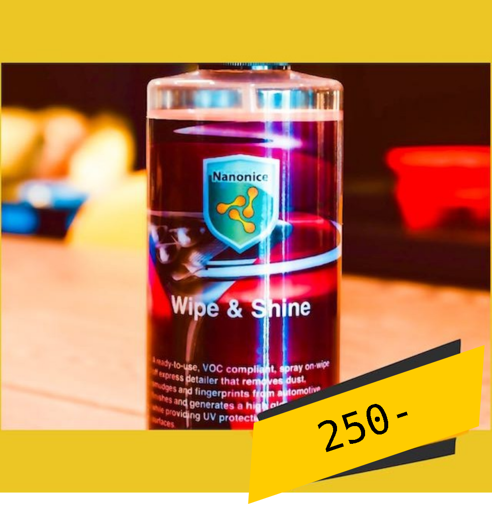 Nanonice Wipe &​ Shine (Express Detailer) ขนาด 500 ml (ราคายังไม่รวมค่าจัดส่ง)
