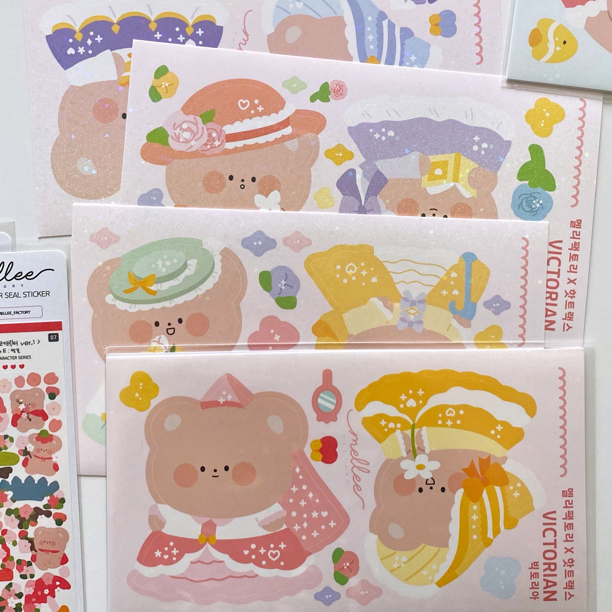 Mellee factory big sticker pack (5 types)