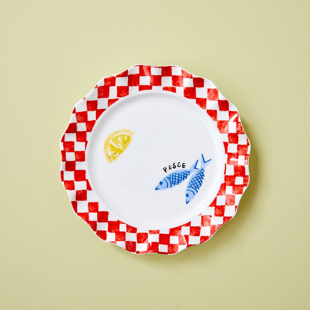 (Pre-order)  Summer Costa - Pesce Plate 19 cm