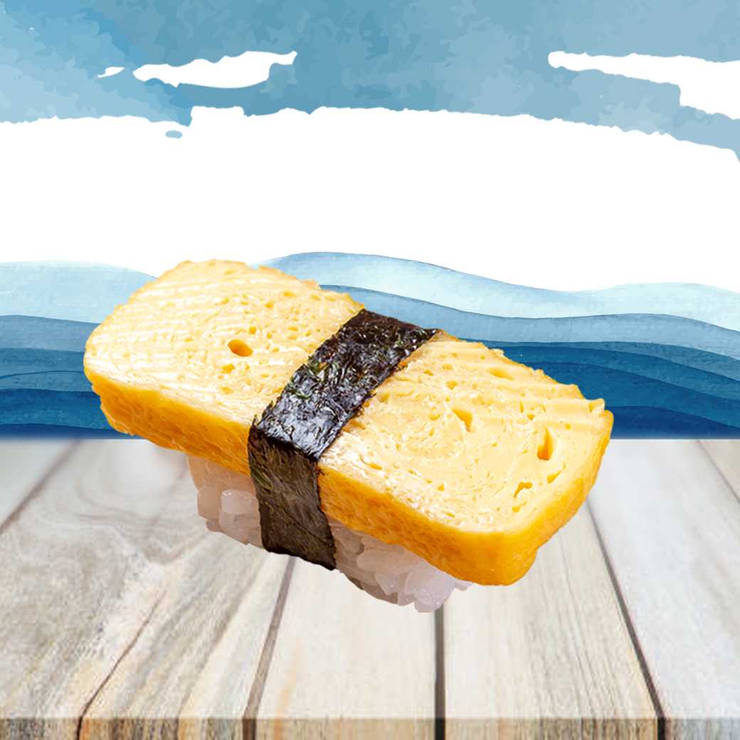Tamago Nigiri	 ข้าวปั้นหน้า ไข่หวาน