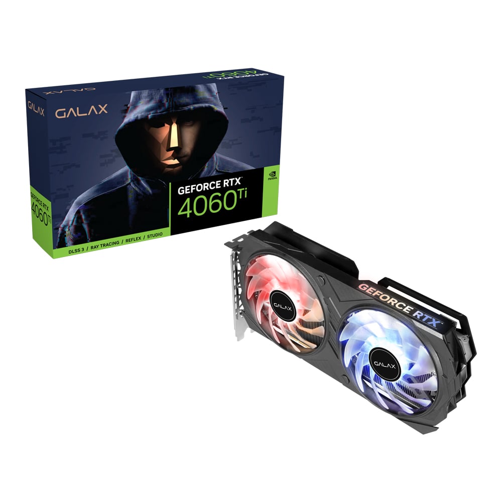 VGA (การ์ดแสดงผล) GALAX GEFORCE RTX 4060 TI 8GB EX - 8GB GDDR6
