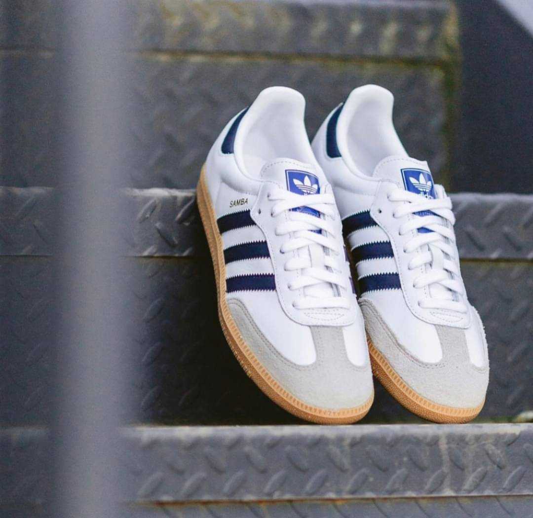 Adidas Samba White Indigo 